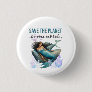Chapa Redonda De 2,5 Cm Join the Movement: Save the Planet with Every Purc