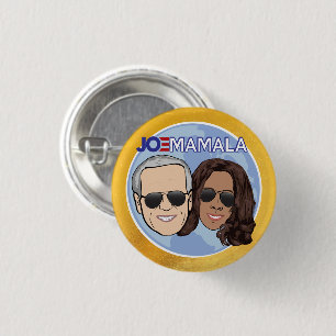 Chapa Redonda De 2,5 Cm JOMAMALA Funny Joe Biden Kamala Harris Pinback
