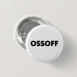 Chapa Redonda De 2,5 Cm Jon Ossoff Georgia Escurrimiento del Senado en bla
