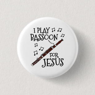 Chapa Redonda De 2,5 Cm Juego El Baszón Para Jesús, Basonista Cristiano