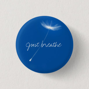 Chapa Redonda De 2,5 Cm Just breathe - Dandelions floating
