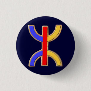 Chapa Redonda De 2,5 Cm kabyle de la insignia