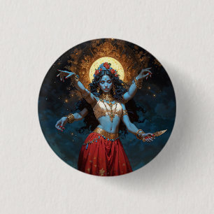 Chapa Redonda De 2,5 Cm Kali divina