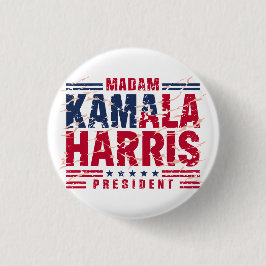 Chapa Redonda De 2,5 Cm Kamala Harris