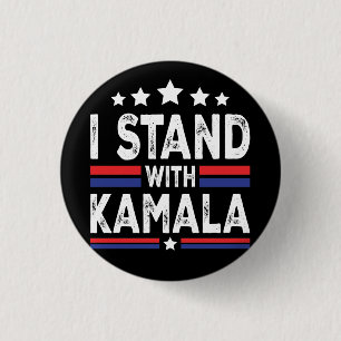 Chapa Redonda De 2,5 Cm Kamala Harris