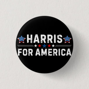 Chapa Redonda De 2,5 Cm Kamala Harris