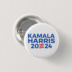 Chapa Redonda De 2,5 Cm Kamala Harris 2024