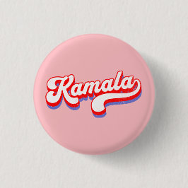 Chapa Redonda De 2,5 Cm Kamala Harris 2024