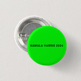 Chapa Redonda De 2,5 Cm kamala harris 2024 texto simple personalizado brat