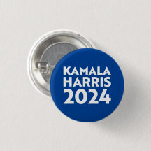 Kamala Harris 2024 tipografía moderna azul blanco