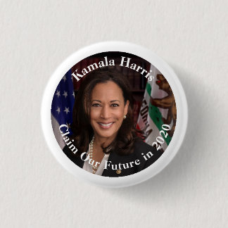 Chapa Redonda De 2,5 Cm Kamala Harris - demande nuestro futuro en 2020