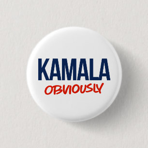 CHAPA REDONDA DE 2,5 CM KAMALA OBVIAMENTE
