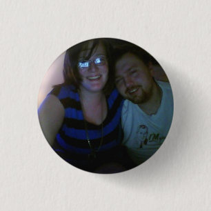 Chapa Redonda De 2,5 Cm Karina y Henry