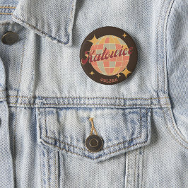 Chapa Redonda De 2,5 Cm Katowice City Polonia Retro Vintage