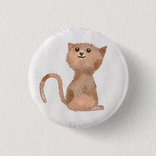 Chapa Redonda De 2,5 Cm Kätzchen