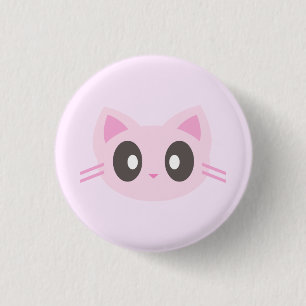 Chapa Redonda De 2,5 Cm kawaii kitty