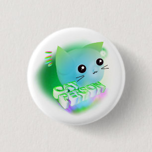 Chapa Redonda De 2,5 Cm Kawaii Personalizado Kitten