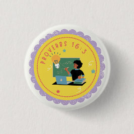 Chapa Redonda De 2,5 Cm KE Prov 16:3