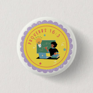 Chapa Redonda De 2,5 Cm KE Prov 16:3