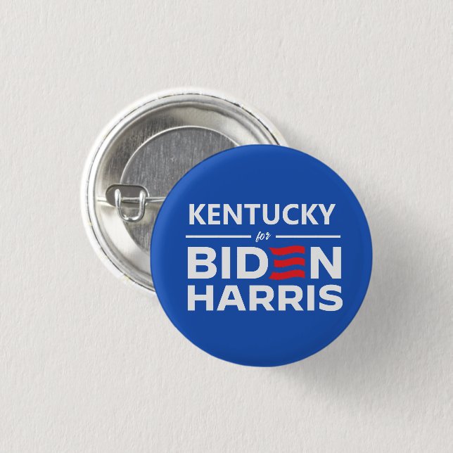 Chapa Redonda De 2,5 Cm Kentucky para Biden Harris (Anverso y reverso)