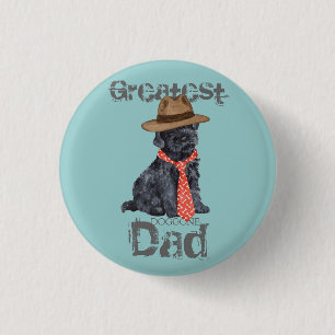 Chapa Redonda De 2,5 Cm Kerry Blue Dad