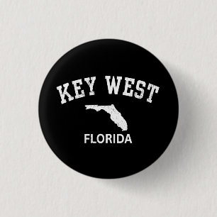 Chapa Redonda De 2,5 Cm Key West Florida 