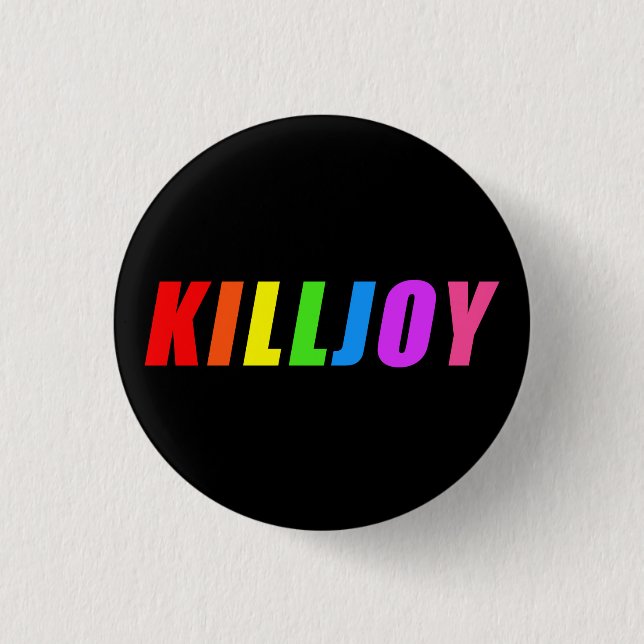 Chapa Redonda De 2,5 Cm Killjoy (Anverso)
