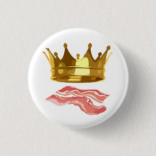 Chapa Redonda De 2,5 Cm King Bacon