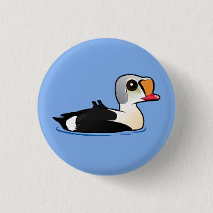 Chapa Redonda De 2,5 Cm King Eider Birdorable