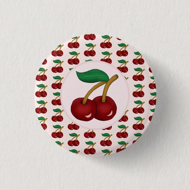 Chapa Redonda De 2,5 Cm Kirschen (Anverso)