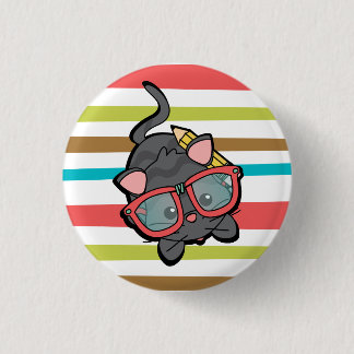 Chapa Redonda De 2,5 Cm Kitty Smarty