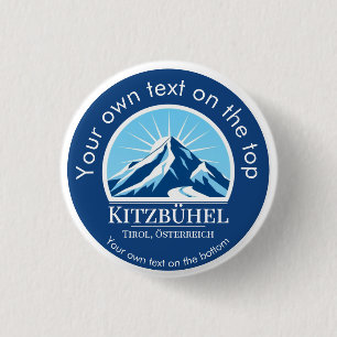 Chapa Redonda De 2,5 Cm Kitzbühel Tirol Austria Österreich