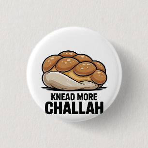 Chapa Redonda De 2,5 Cm Knead More Challah Judío Baking