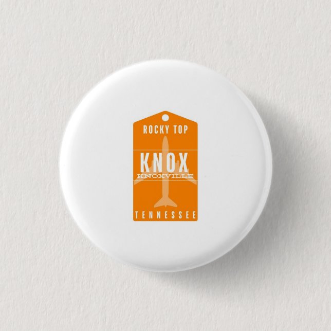 Chapa Redonda De 2,5 Cm Knoxville, TN Gameday Button (Anverso)
