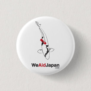 Chapa Redonda De 2,5 Cm Koi Bandaid Botton 鯉 バ エ ド ド タ・ ボ ン