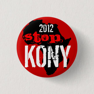 Chapa Redonda De 2,5 Cm Kony 2012