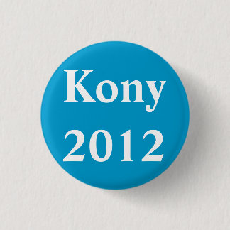 Chapa Redonda De 2,5 Cm Kony 2012