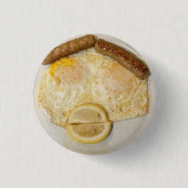 Chapa Redonda De 2,5 Cm La cara rápida de KARL en los HUEVOS