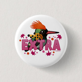 Chapa Redonda De 2,5 Cm La Coqueta con Tufted es *EXTRA*