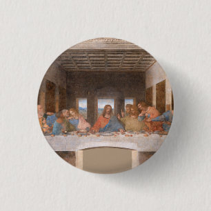 Chapa Redonda De 2,5 Cm La última cena de Leonardo Da Vinci