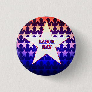 Chapa Redonda De 2,5 Cm Labor Day