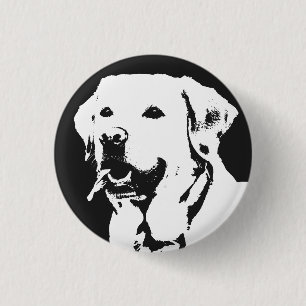 Chapa Redonda De 2,5 Cm Labrador Retriever