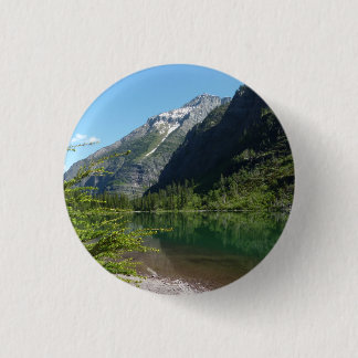 Chapa Redonda De 2,5 Cm Lago Avalanche II en el Parque Nacional Glaciar