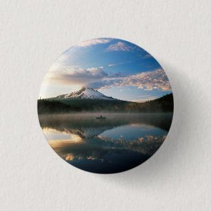 Chapa Redonda De 2,5 Cm Lago Trillium Bosque Nacional Monte Hood, OR