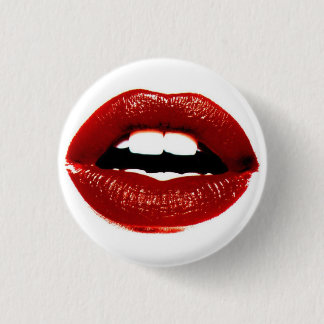 Chapa Redonda De 2,5 Cm Lápiz labial
