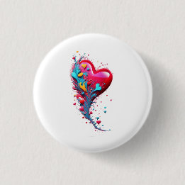 Chapa Redonda De 2,5 Cm Lárgate Con Tu Corazón II