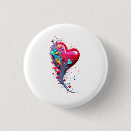 Chapa Redonda De 2,5 Cm Lárgate Con Tu Corazón II
