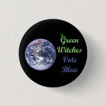 Las brujas verdes votan azul (verde claro)
