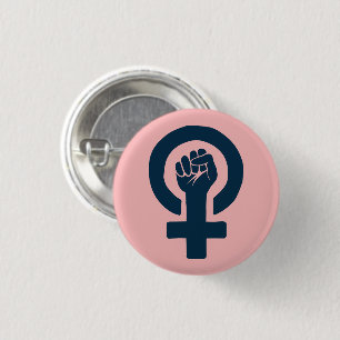 Chapa Redonda De 2,5 Cm Las derechas iguales para las mujeres