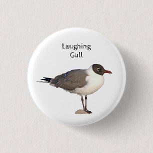 Chapa Redonda De 2,5 Cm Laughing Gull